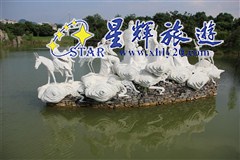 仙桥地下河八仙过海景色