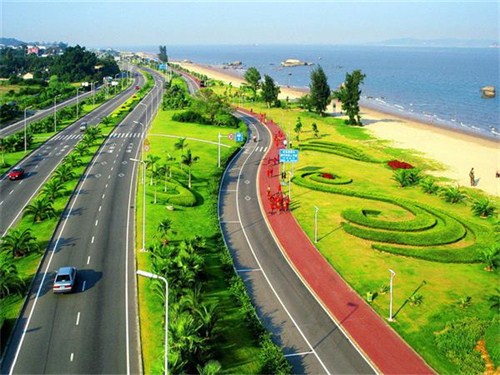 五彩环岛公路