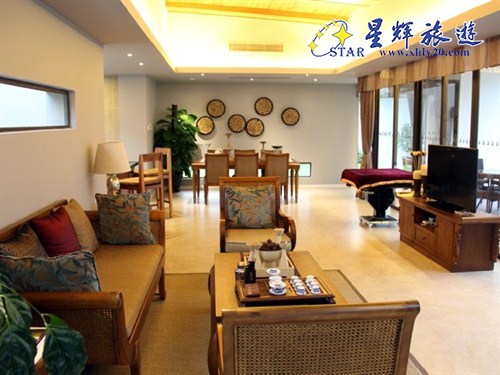 倚峦风吕温泉度假酒店客厅