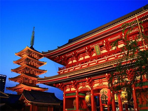 日本浅草雷门观音寺