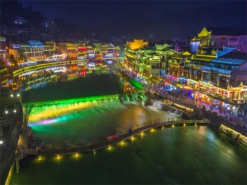 凤凰古城夜景